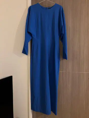 ZARA 파랑 롱 드레스