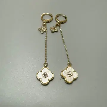 여성용 플라워 모티브 귀걸이 (양쪽 귀용)