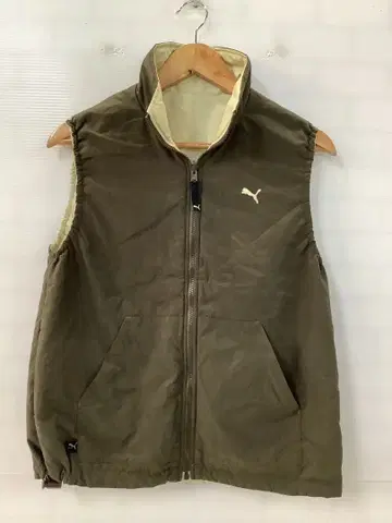 10.29 A854 푸마 베스트 리버서블 카키 L