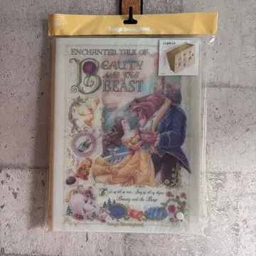 디즈니 미녀와 야수 클리어 파일 케이스