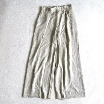 이탈리아제 마르티니크 슬랙스 와이드 팬츠 트리아세테이트 턱 2