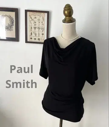 폴스미스 블랙 드레이프 넥