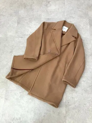 새상품급 UN3D 아쓰리디 백 오리가미 코트 카멜