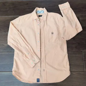 BLACK LABEL 남성용 긴팔 셔츠 오렌지