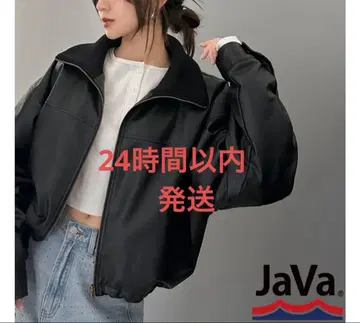 Classical Elf java 콜라보 라이더 자켓 블루종