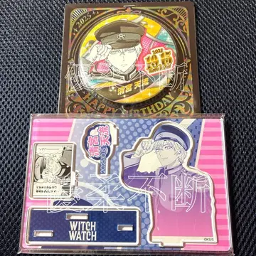 위치 워치 세이미야 텐류 벌스데이 캔뱃지 생일 디오라마 피규어