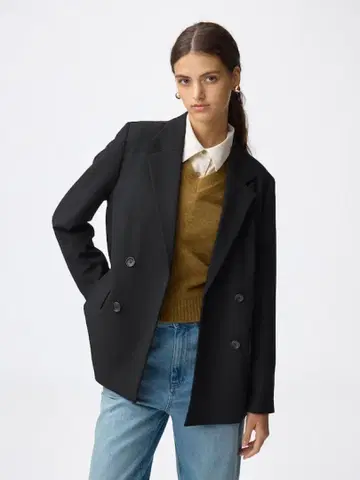 GU 더블 브레스트 자켓