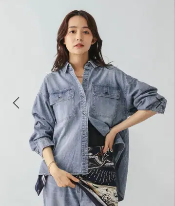 GOOD 데님 셔츠 / 580825 블루 M