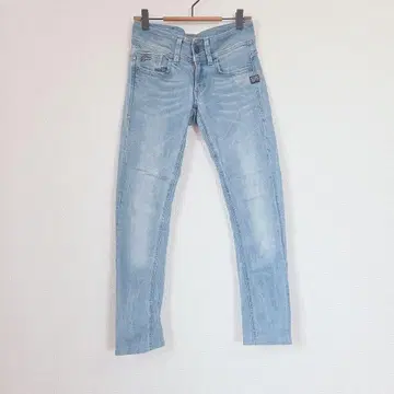G-STAR RAW 데님 청바지 스키니 W25 L32 라이트 블루