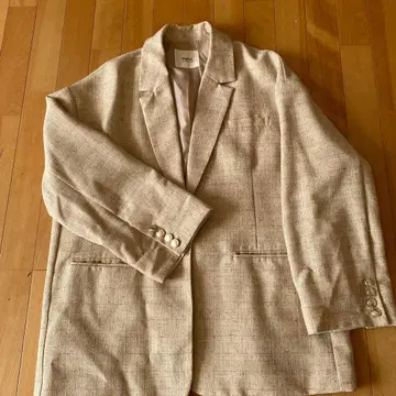 mideal 트위드 자켓 brown