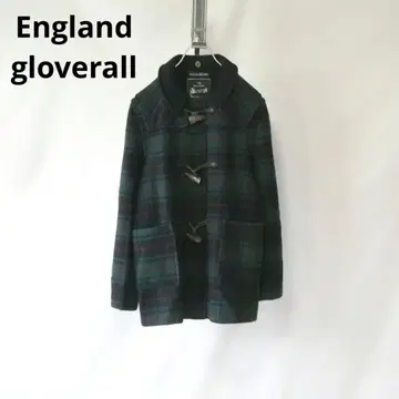 gloverall 잉글랜드제 글로버올 체크 더플 코트