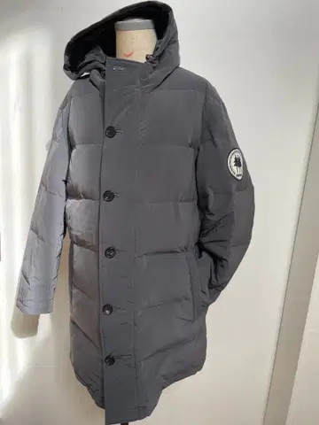 PAPAS 후드 부착 다운 자켓 그레이 거의 새상품 S 여성에게도