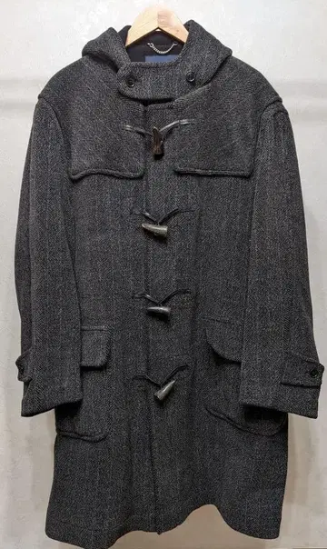 오스틴 리드 영국제 영국 울 100% 더플 코트 헤링본