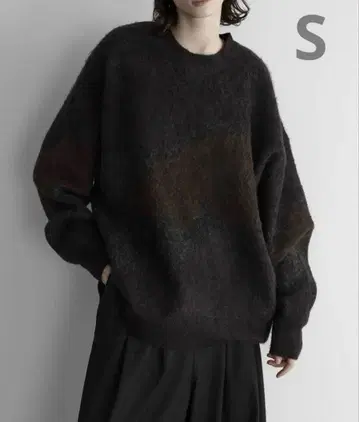loose shadow gradation knit S