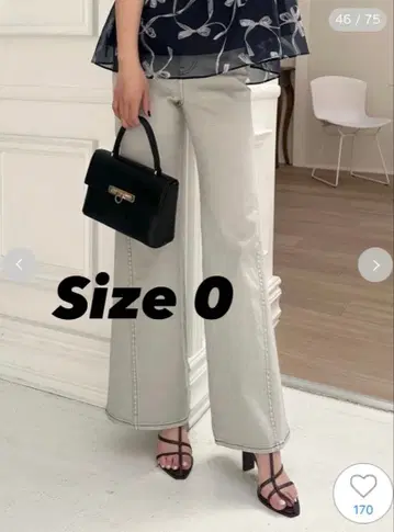 SNIDEL Sustainable 스트레치 플레어 데님 팬츠