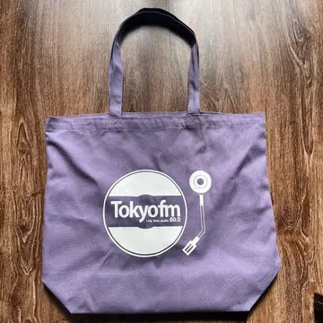 도쿄 FM 에코백 퍼플