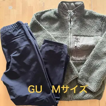 GU 플리스 자켓 웜 팬츠 M 사이즈