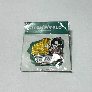 오사카 간사이 만박 TECH WORLD 테크 월드 핀 배지