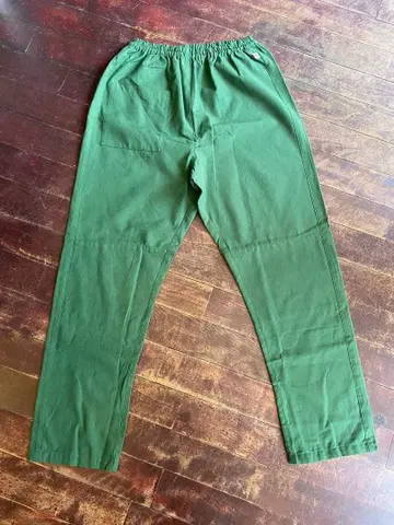 새상품 [ 우나기노네드코 ] 시모카와 직물 MONPE 무지 베이직 그린