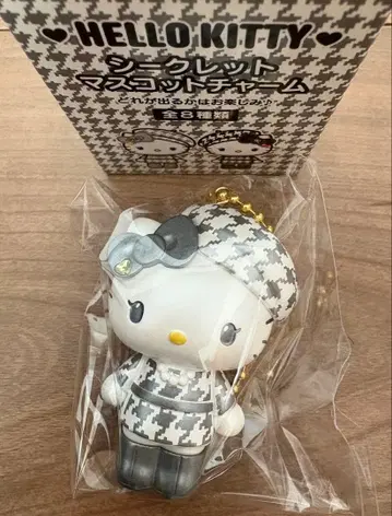헬로키티 흑백 걸리시 마스코트 참 헬로미미