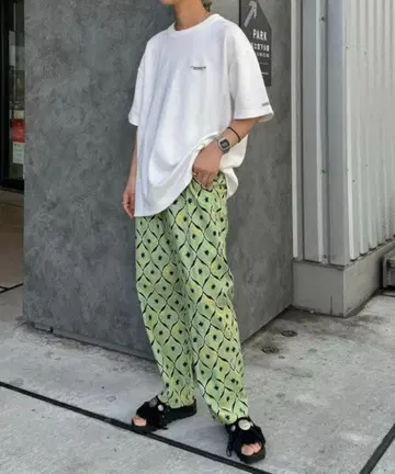 CIAOPANIC TYPY 아프리칸 바틱 모듬 패턴 M 팬츠 남성용