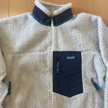 patagonia 플리스 자켓 아이보리