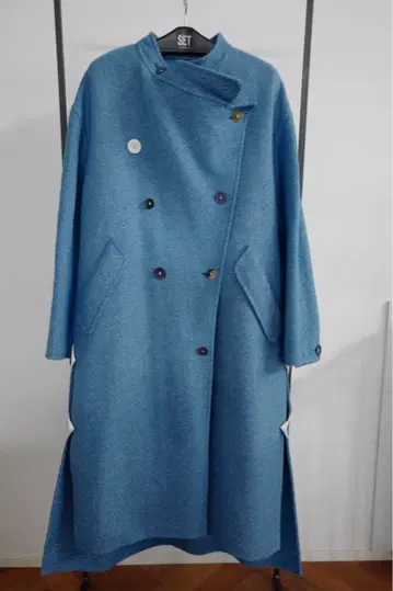 새상품급 irene 더블 브레스트 롱 코트