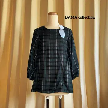 새상품 DAMA collection 체크 튜닉
