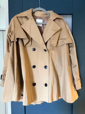 CLANE 클라네 숏 트렌치코트