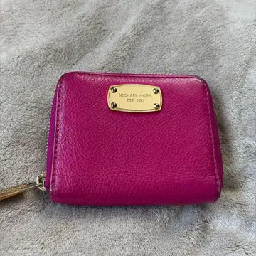 MICHAEL KORS 핑크 접이식 지갑