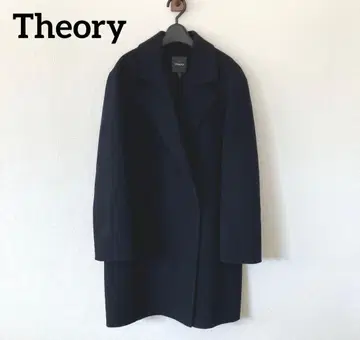 새상품급 Theory 테스터 코트 캐시미어 네이비