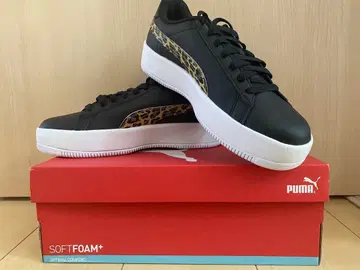 Lily Platform Leo Wns 블랙/레오파드 스니커즈