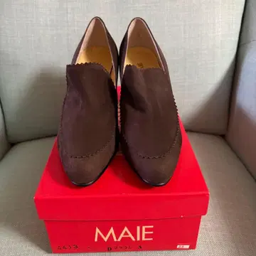 MAIE 브라운 하이힐 펌프스 23.5cm