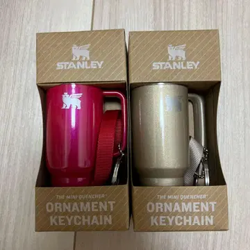 STANLEY 미니 퀘처 오너먼트 키체인 2종 세트