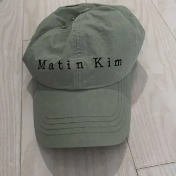 마뗑킴 그린 캡