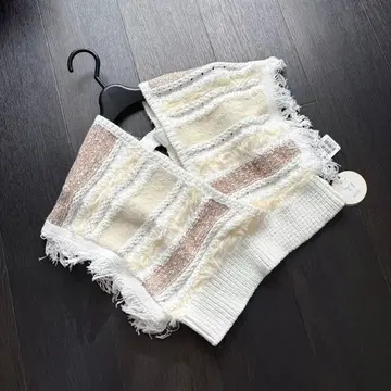 새상품 스콧 클럽 Ample 퍼 니트 베스트 야마다야 프리 사이즈