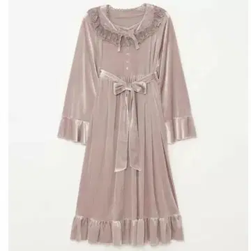 3L 시마무라 x 쿠루미 마담 녹턴 룸 원피스 핑크 빅 사이즈