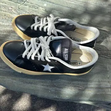 컨버스 원스타 J 블랙 일본제 가죽 올스타