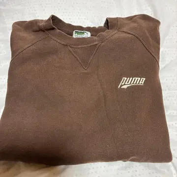 PUMA 브라운 맨투맨 L 사이즈