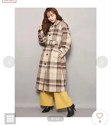 SNIDEL 오버 사이즈 트렌치코트