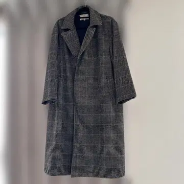 Revo. 체스터 코트 체크 무늬