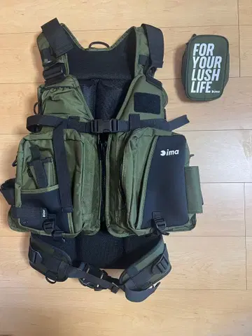 ima 낚시용 조끼 올리브 그린