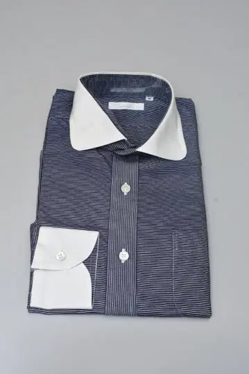 네이비 화이트 스트라이프 XL(LL) 사이즈 셔츠 12