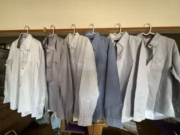 긴팔 커터 셔츠 각종 (6장)