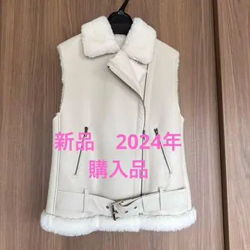 핑키&다이앤 라이더풍 화이트 베스트 36