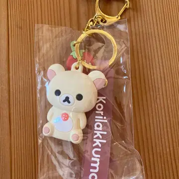 코리락쿠마 실리콘 키링