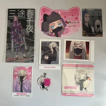 도쿄 리벤저스 산즈 하루치요 묶음 판매 아크릴 스탠드 캔뱃지