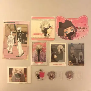 도쿄 리벤저스 산즈 하루치요 묶음 판매 아크릴 스탠드 캔뱃지