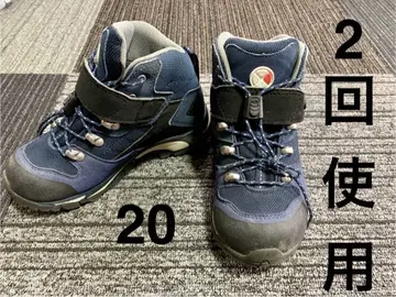 2회 사용 캐러밴 키즈 트레킹 아웃도어 20 등산 하이컷