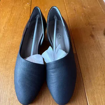 블랙 웨지힐 펌프스 23